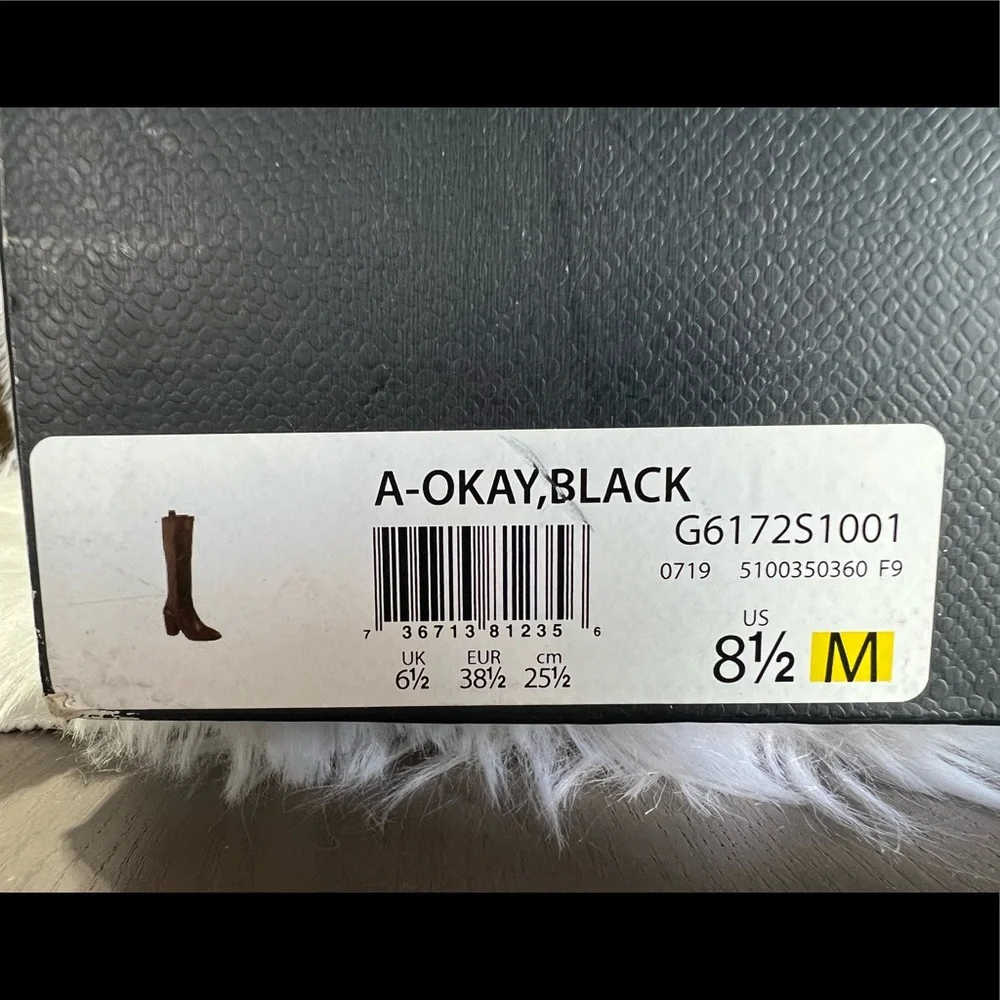 New DR. SCHOLL'S WOMENS A-OKAY TALL BOOT - BLACK - Picture 12 of 14